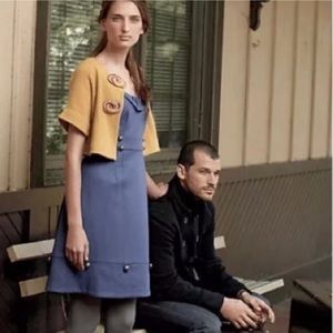 Anthro MOULINETTE SOEURS Familiar Places Dress, 0